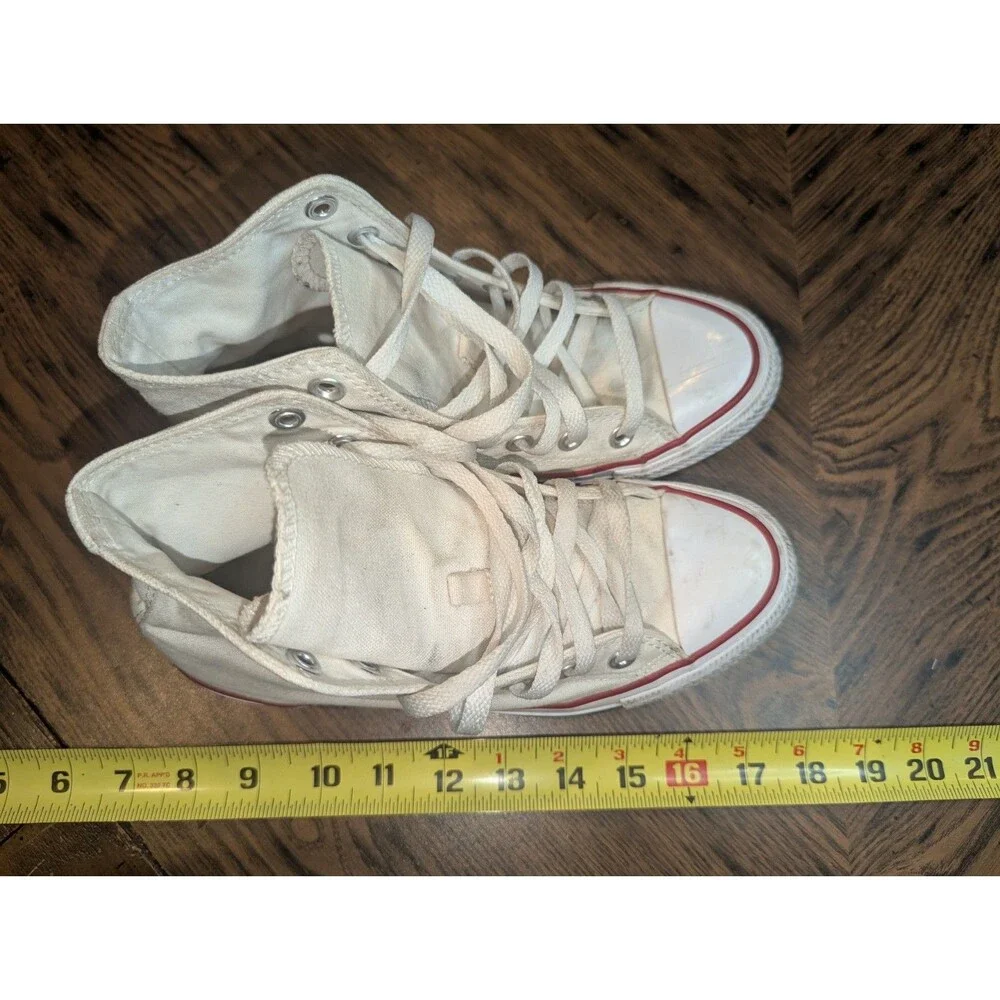 Converse Hi-Top M7650 Chuck Taylor All Star Classic Shoes White Womens Size 7